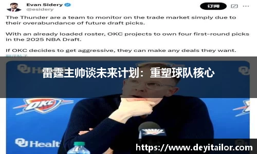 雷霆主帅谈未来计划：重塑球队核心